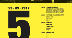 Teatre de barra cinèfil per celebrar el 5è aniversari del CineCiutat