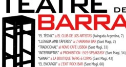 Segon concurs ‘Teatre de Barra’: els bars, els actors, el calendari…