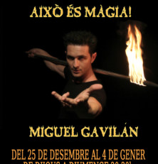 Nadal màgic al Teatre Sans amb en Miguel Gavilán