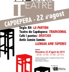 Teatre de Barra a Capdepera dissabte 22 d’agost
