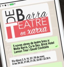Comença el compte enrere: en 10 dies Teatre de Barra en Xarxa