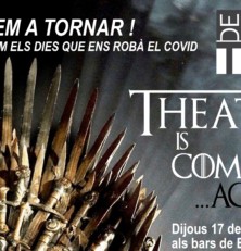 Ja a la venda les entrades del RETORN  de les sèries del Teatre de Barra.